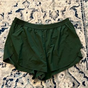 Green Zella Size Large Running Shorts